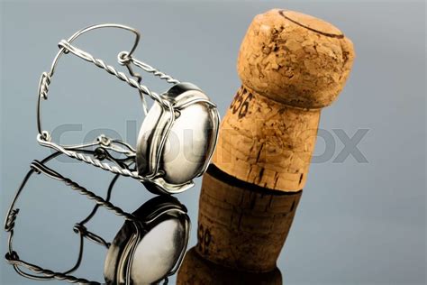 champagne corks and agraffe | Stock image | Colourbox