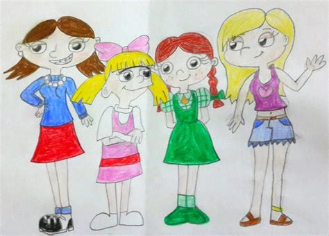 hey arnold DeviantArt helga pataki ruth p. mcdougal lila sawyer summer ...