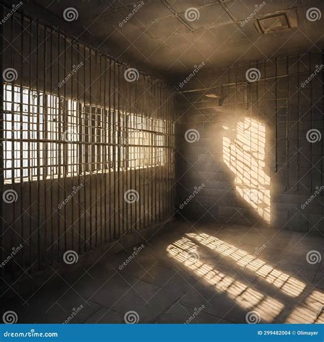 Old Prison Cell with Bars on the Window. Stock Photo - Image of cell ...