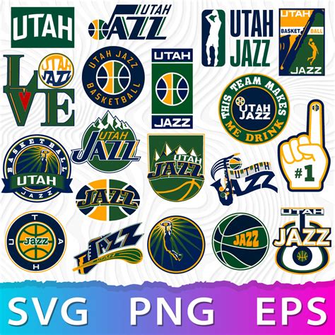 Utah Jazz Basketball Logo SVG, Utah Jazz Logo PNG, Utah Jazz | Inspire Uplift