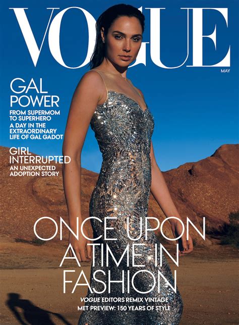 GAL GADOT in Vogue Magazine, May 2020 – HawtCelebs