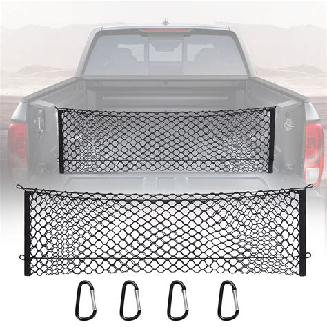 Buy Truck Bed Cargo Net Truck Bed Storage Net Organizer Envelope Cargo Net Elastic Mesh Net ...