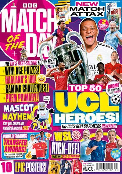 Match Of The Day Magazine Subscriptions | magazine.co.uk