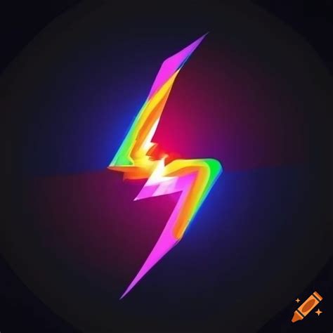 Sleek thunderstrike logo design on Craiyon