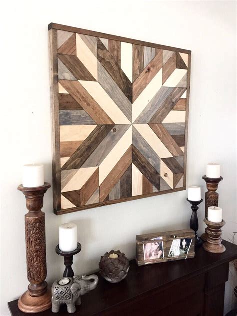 Reclaimed wood wall art, wood art, rustic wall decor, farmhouse decor, modern wall decor, wooden ...