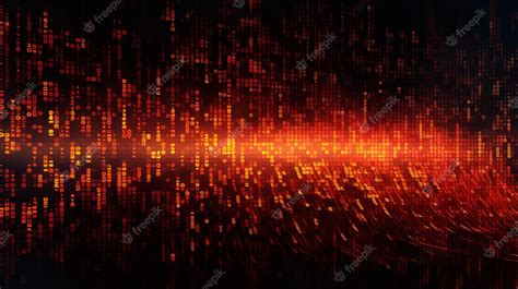 Premium Photo | Digital binary code matrix background