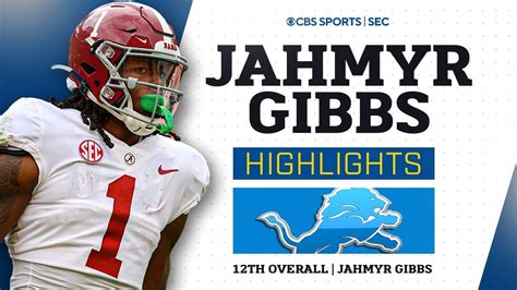 Jahmyr Gibbs: Alabama Highlights | Lions 12th Pick In The 2023 NFL ...