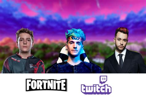 Top 10 most-watched Fortnite streamers as of November 2021