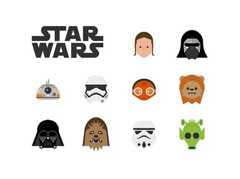 Free Star Wars Icons by Jory Raphael on Dribbble