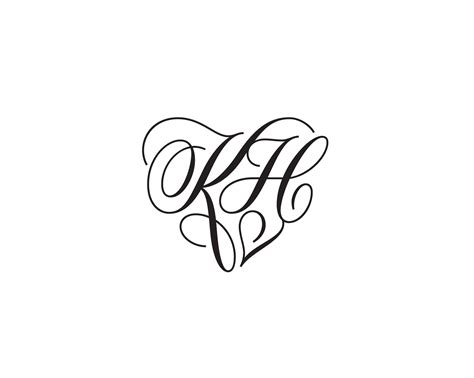 KH Monogram on Behance