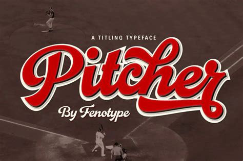 ⚾ 32+ All-Star Baseball Fonts for Knock-Out Designs (2024)