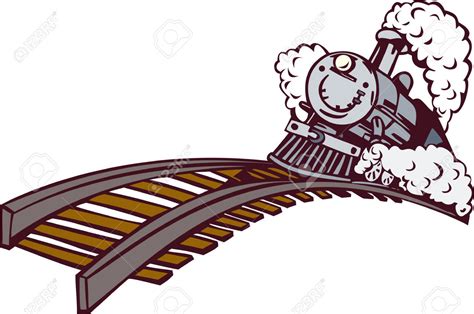 Railroad Track Stock Vector Illustration And Royalty Free Railroad ...