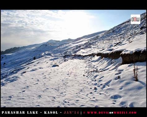 Prashar Lake - A Jewel Midst White Gold, The Snow