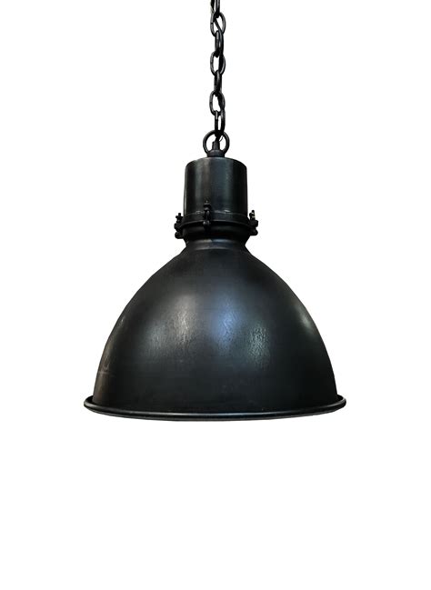 Black Industrial Pendant Light