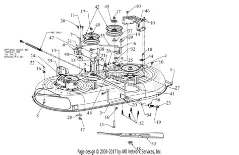 Troy-bilt Riding Mower Parts Diagram