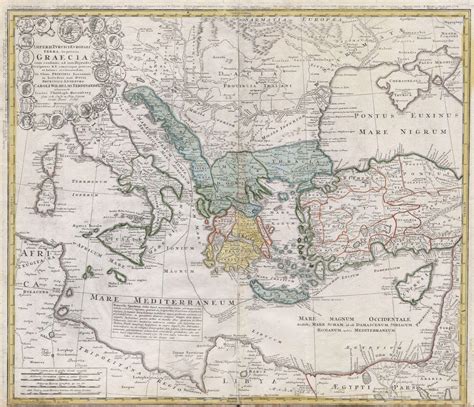 Fasciculus:1741 Homann Heirs Map of Ancient Greece ^ the Eastern Mediterranean - Geographicus ...