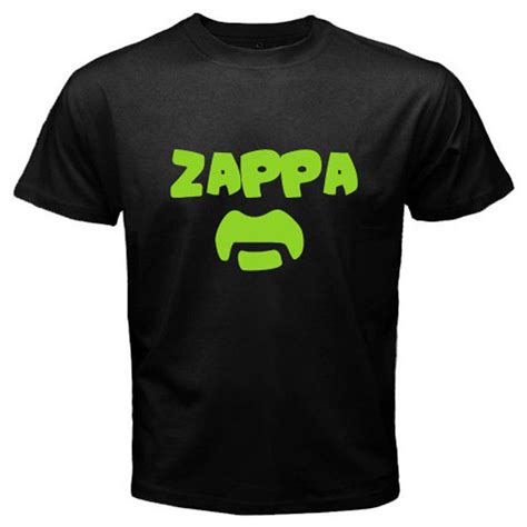 New "FRANK ZAPPA" Eccentric Rock Icon Logo 70s Men's Black T Shirt Size S 3XL T Shirts Man ...