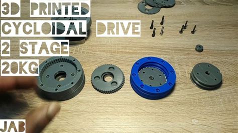 3D PRINTED CYCLOIDAL DRIVE 20KG - YouTube