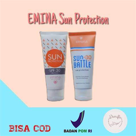 Jual EMINA SUN PROTECTION SPF 30 EMINA SUNSCREEN SPF 30 PA ++ 60 ml | Shopee Indonesia