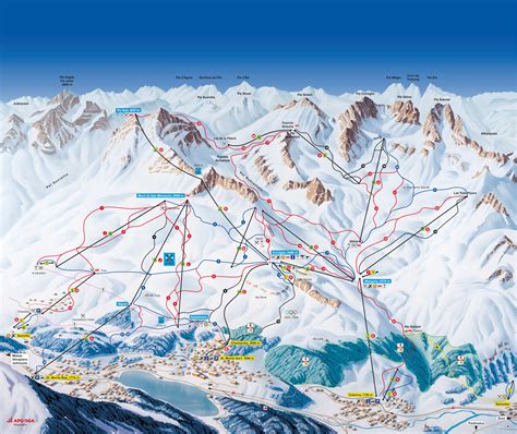 MAPA DE PISTAS SAINT-MORITZ ROI SOLEIL - Ski Travel