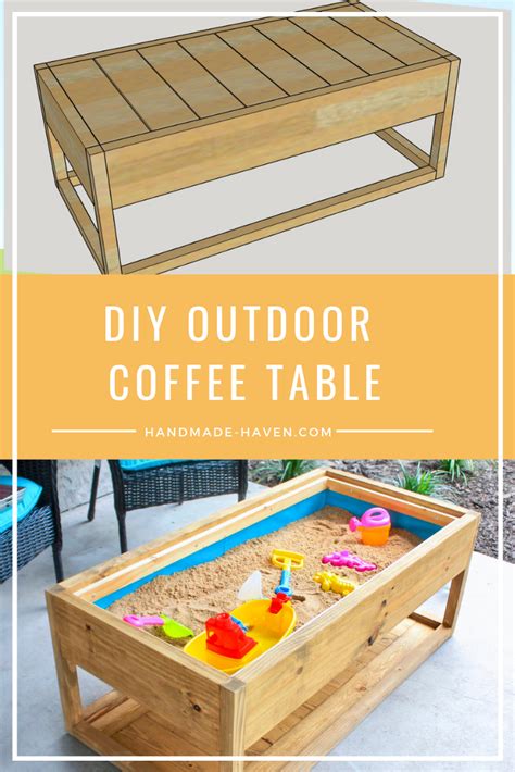 DIY Outdoor Coffee Table | Outdoor coffee tables, Diy kids furniture ...