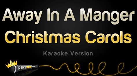 Christmas Carols - Away In A Manger (Karaoke Version) - YouTube