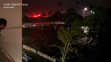 Heavy flooding surrounds Tampa General Hospital Tampa, Florida - Florida news today on live map ...