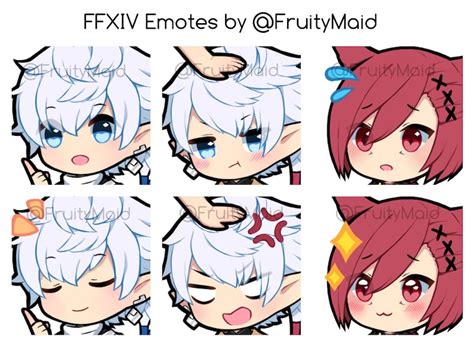 FFXIV Emote Set 1 Animated Emotes - Etsy