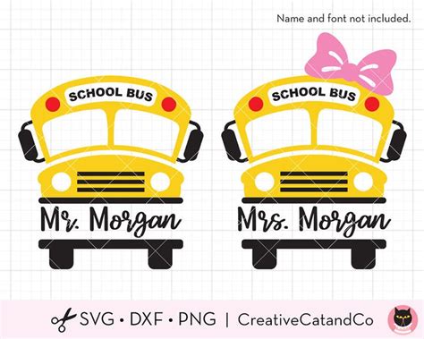 School Bus Driver SVG Worlds Best Greatest School Bus With Monogram ...