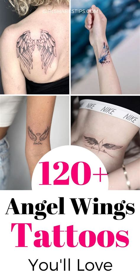 Angel Wing Arm Tattoo, Angel Wings Tattoo On Back, Small Angel Tattoo, Angel Tattoo For Women ...