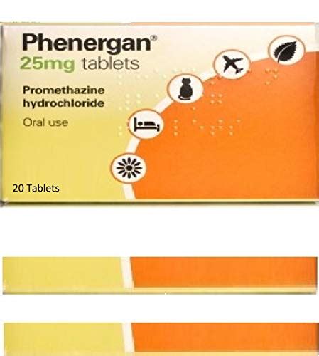 Buy Phenergan s 25mg / 20 s (Promethazine Hydrochloride) ing s y s ...