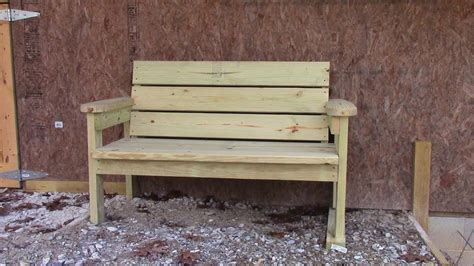 Simple homemade bench