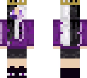 Enderman girl | Minecraft Skin