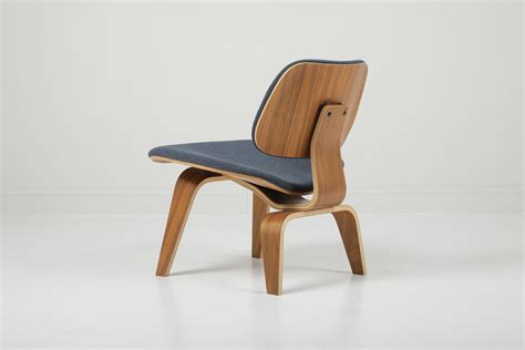 Herman Miller Eames Molded Plywood Upholstered Lounge Chair LCW