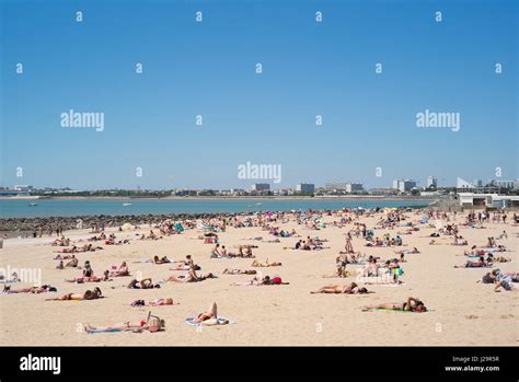 France, South-Western France, La Rochelle, Plage des Minimes beach Stock Photo - Alamy