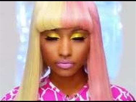 Official Nicki Minaj Super Bass Music Video Inspired Makeup - YouTube