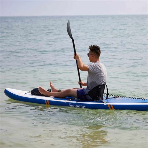 Soopotay Inflatable SUP Stand Up Paddle Board, Inflatable SUP Board with Kayak Conversion • The ...