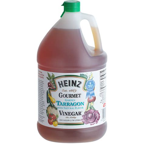 Heinz 1 Gallon Tarragon Vinegar - 4/Case