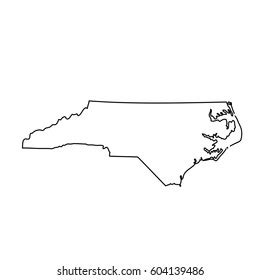 3,986 North Carolina State Outline Images, Stock Photos, and Vectors ...