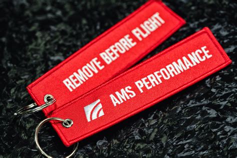 AMS Performance "Remove Before Flight" Keychain - AMS Performance