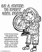 Junior Girl Scout Coloring Pages Sketch Coloring Page sketch template