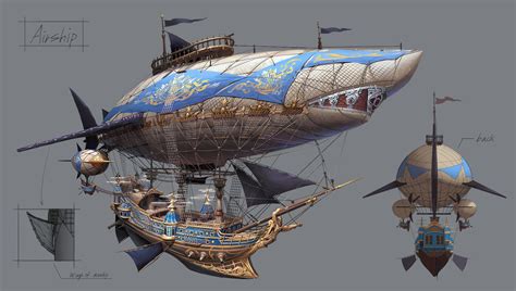 ArtStation - Airship, hyunbin An | Steampunk airship, Steampunk ship, Steampunk art