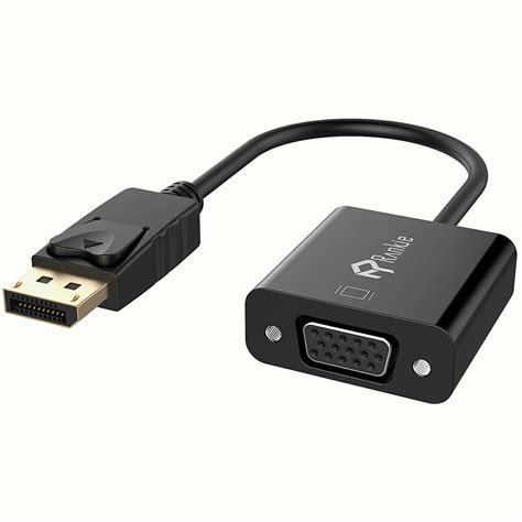 DP to VGA, Rankie Gold Plated DisplayPort DP to VGA Male to Female ...