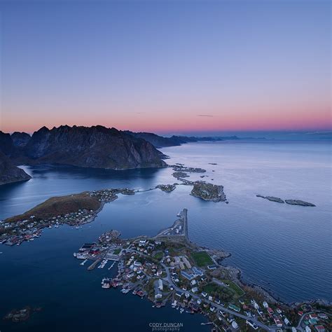 Autumn twilight from summit of Reinebringen | Friday Photo #149 | Lofoten Islands Norway | 68 North