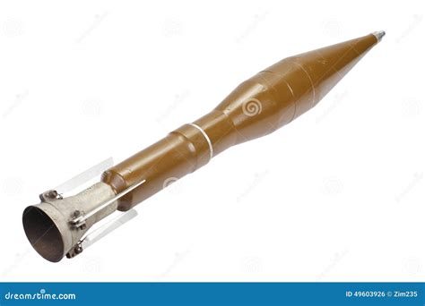 Anti-tank Rocket Propelled Grenade with HEAT Warhead Stock Photo ...