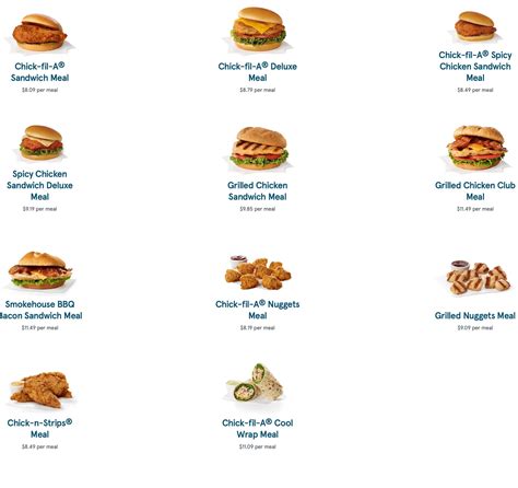 Chick Fil A Menu With Prices 2024 - Dory Cassaundra