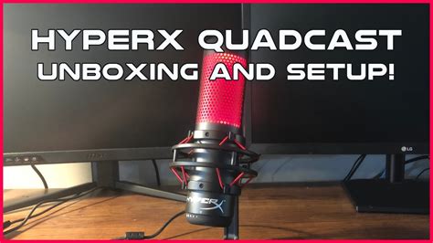 Hyperx Quadcast Microphone! Unboxing and how to Setup! - YouTube