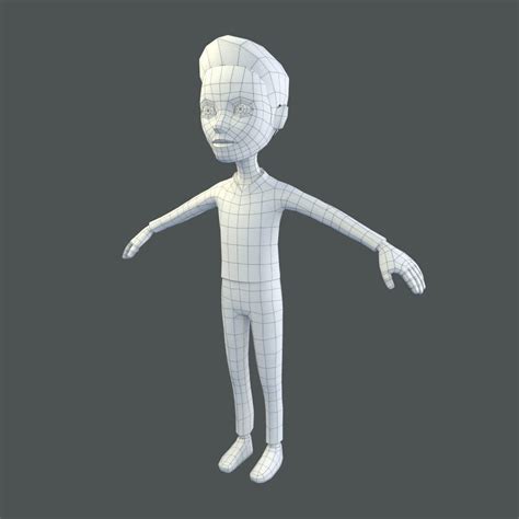 3D model Low Poly Male Cartoon Style Character VR / AR / low-poly | CGTrader