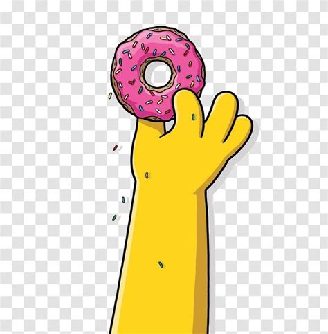 Homer Simpson Doughnut Bart Lisa Ned Flanders - Cartoon Donut - ned ...