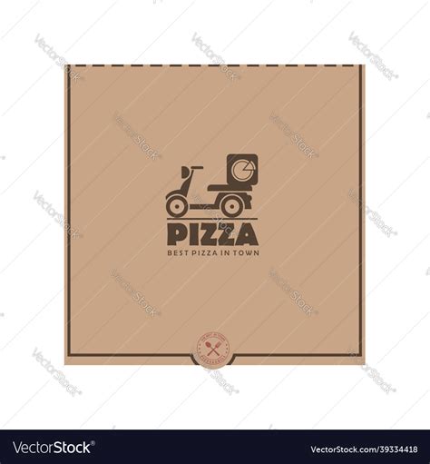 Pizza box Royalty Free Vector Image - VectorStock